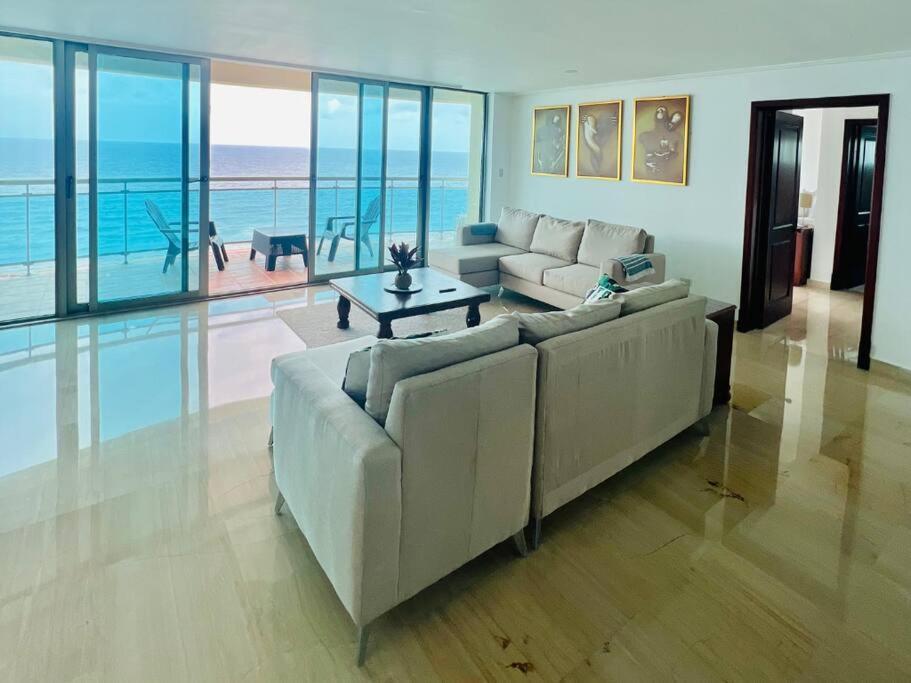 Beach Front Penthouse In Exclusive Tower Santo Domingo Eksteriør billede